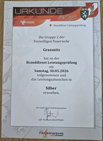 Branddienst Leistungsprüfung 2026