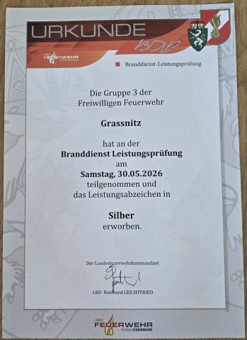 Branddienst Leistungsprüfung 2026